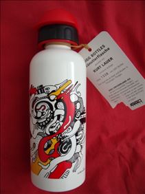 Abbildung: Nie benutzte SIGG-Künstlerflasche 2001, limitierte Auflage